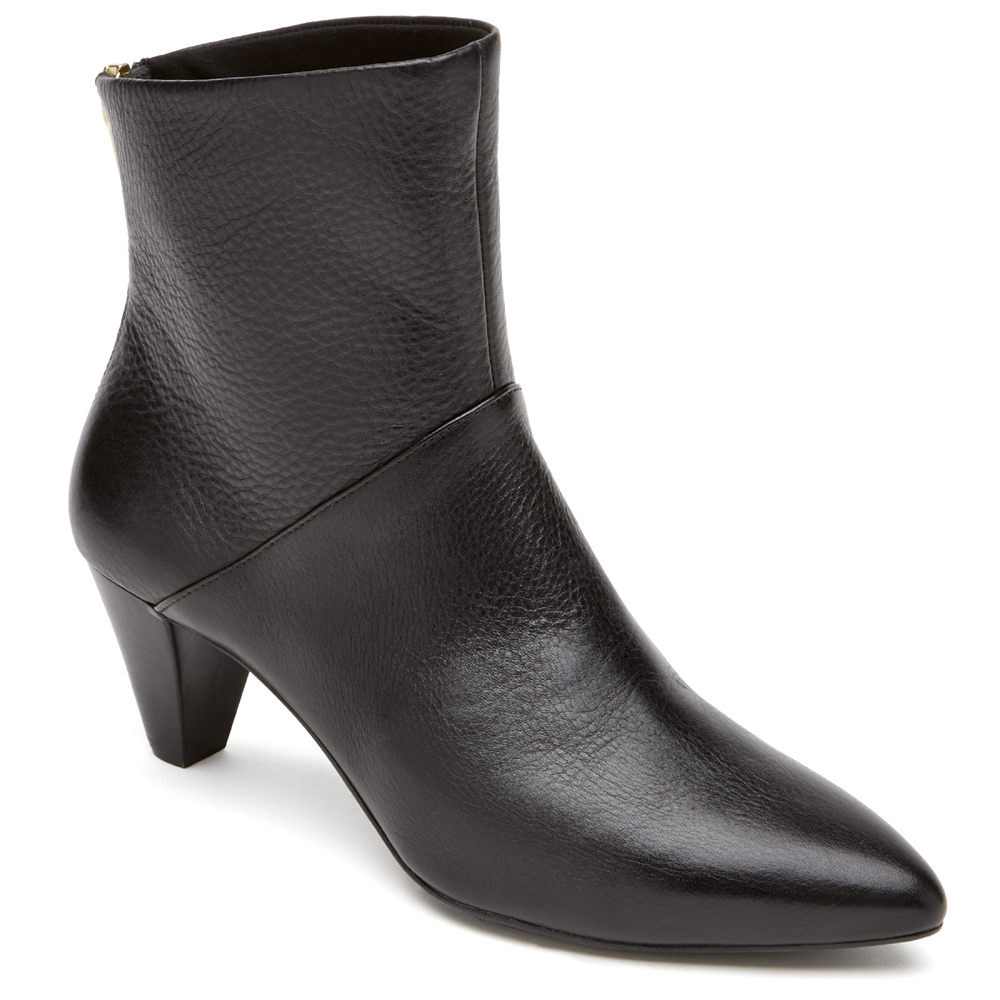 Botas Rockport Mujer Mexico - Total Motion Saleya Cuff Negros - GXFOD5971